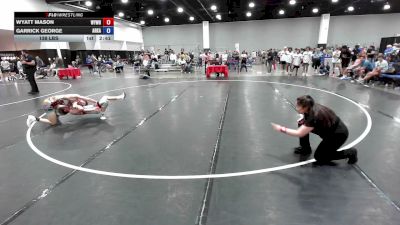 138 lbs Wyatt Mason, Team Wyoming White vs Garrick George, Arkansas