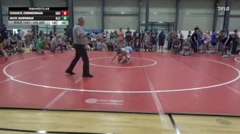 125 lbs Consi Of 4 - Chance Zimmerman, Greencastle vs Jack Aderman, Allegany