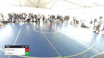 144 lbs Round Of 16 - Richard Halvorson, Durham Wrestling vs Angel Villegas, Silverback WC