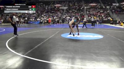 141 lbs Semifinal - Pierre Baldwin, Central (IA) vs Sean Conway, UChicago