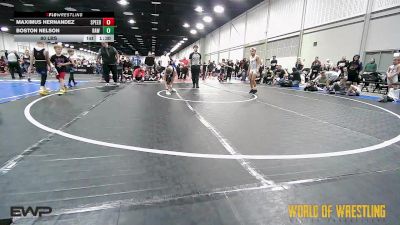 80 lbs Semifinal - Maximus Hernandez, Team Speed vs Boston Nelson, RAW Wrestling Club 9U