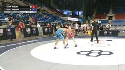 100 lbs Cons. Semis - Gavin Boller, Michigan vs Kenly Estevez, Florida
