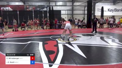 70 kg Round Of 32 - Cade Wirnsberger, Buffalo Valley Regional Training Center vs Edward Scott, Wolfpack Wrestling Club