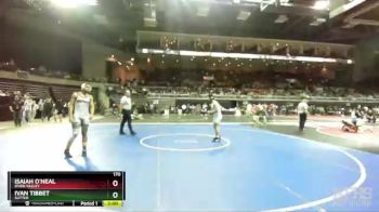 170 lbs Champ. Round 1 - Ivan Tibbet, Sutter vs Isaiah O`Neal, River Valley