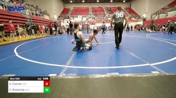 126 lbs Rr Rnd 3 - Jaxton Roth, Sallisaw Takedown Club vs Tucker Layne, Midwest City Bombers Youth Wrestling Club