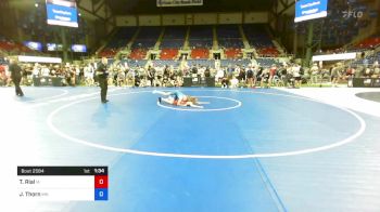 88 lbs Cons 16 #1 - Trace Rial, Iowa vs Jackson Thorn, Minnesota