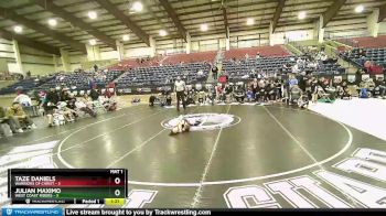 54 lbs Placement (16 Team) - Taze Daniels, Warriors Of Christ vs JULIAN MAXIMO, West Coast Riders