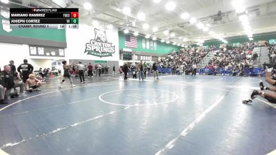 120 lbs Champ. Round 1 - Mariano Ramirez, Yucca Valley vs Joseph Cortez, Victor Valley