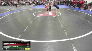 110 lbs Quarterfinal - Genevieve Cacoilo, Silver Creek vs Jesirra Persaud, Liberty