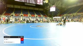 122 lbs Cons 32 #2 - Kalyse Hill, Alabama vs Madelyn Strohmayer, Minnesota