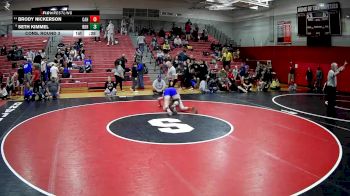 215 lbs Cons. Round 3 - Seth Kimmel, Berlin Brothersvalley Hs vs Brody Nickerson, Corry Area Hs