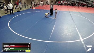 45 lbs Semis (4 Team) - Samuel Priebe, Chatfield vs Steven Ward, Hastings