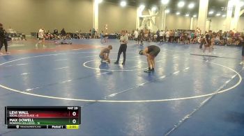 126 lbs Round 7 (10 Team) - Max Dowell, Monrovia Bulldogs vs Levi Wall, Social Circle Black