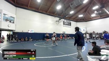 133 lbs Cons. Round 2 - Jesse Gaytan, Menlo College vs Zach Wright, San Francisco State