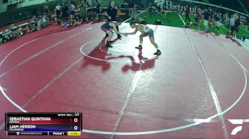 132 lbs Quarterfinal - Sebastian Quintana, Nevada vs Liam Henson, California