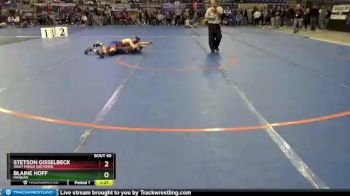 113 lbs Champ. Round 1 - Blaine Hoff, Mandan vs Stetson Gisselbeck, West Fargo Sheyenne