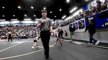 43 lbs Round Of 16 - Jepsen England, Comanche Takedown Club vs Knox Kincaid, Blackwell Wrestling Club