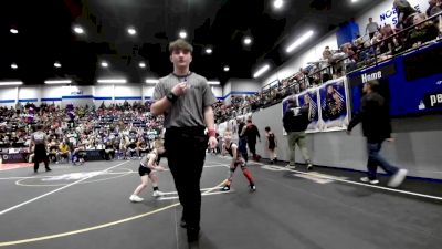 43 lbs Round Of 16 - Jepsen England, Comanche Takedown Club vs Knox Kincaid, Blackwell Wrestling Club