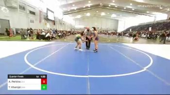 130 lbs Quarterfinal - Amber Perkins, Silver State vs Taydem Khamjoi, Swamp Monsters
