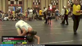 170 lbs Quarterfinals (8 Team) - Thierry Terrell, Olympic vs Logan Reed, Ride Out Wrestling Club