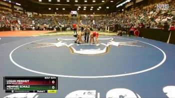 6A - 132 lbs Cons. Round 2 - Logan Meinheit, Blue Valley West vs Memphis Schulz, Olathe South