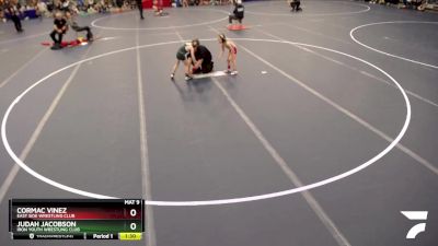 53-56 lbs Cons. Round 2 - Judah Jacobson, Iron Youth Wrestling Club vs Cormac Vinez, East Side Wrestling Club