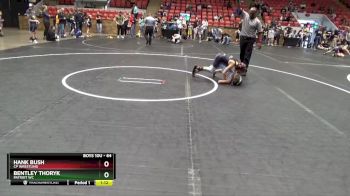 64 lbs Quarterfinal - Bentley Thoryk, Patriot WC vs Hank Bush, CP Wrestling