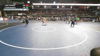 D 1 190 lbs Semifinal - Caleb Shartle, St. Paul`s vs Kent Pearson, St. Amant