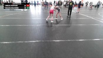 75 lbs Round 3 - Amelia Stafford, LA Elite Wrestling vs Malaya Holcombe, Carolina Reapers