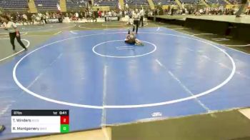 87 lbs Rr Rnd 5 - Tanner Winders, Socorro Wawrriors vs Rustin Montgomery, Brothers Of Steel