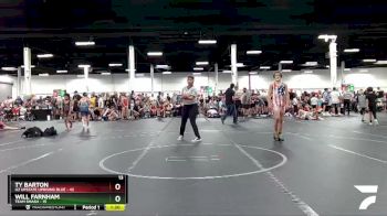 110 lbs Round 3 (8 Team) - Ty Barton, U2 Upstate Uprising Blue vs Will Farnham, Team Smash