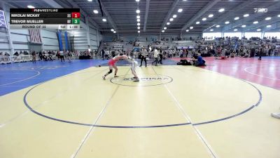 160 lbs Round Of 32 - Nikolai McKay, SC vs Trevor Mueller, NY