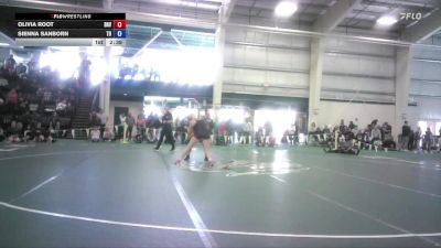 131 lbs Champ. Round 2 - Olivia Root, Davenport University vs Sienna Sanborn, Tiffin University