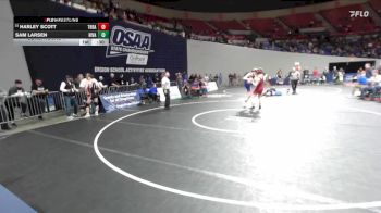 4A Boys 138 lbs Cons. Round 1 - Harley Scott, The Dalles Boys vs Sam Larsen, Hidden Valley Boys