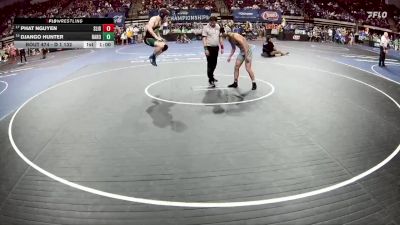 D 1 132 lbs Cons. Round 2 - Django Hunter, Baton Rouge vs Phat Nguyen, Slidell