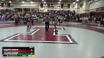 105 lbs Round 1 - Wynter Morgan, Marion vs Maleena Sander, Sumner-Fredericksburg