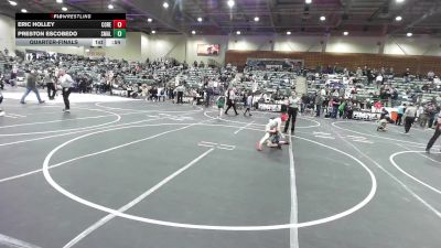 54 lbs Quarterfinal - Eric Holley, Core Wrestling vs Preston Escobedo, Small Town WC