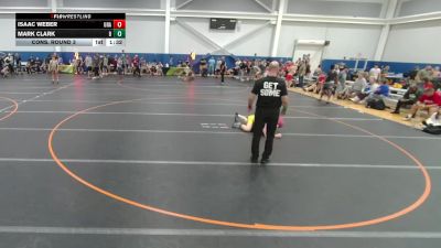 126 lbs Cons. Round 3 - Mark Clark, Brecksville vs Isaac Weber, Unattached