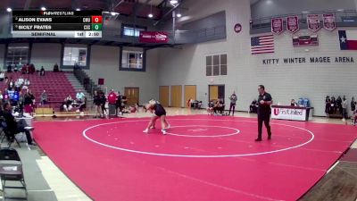 180 lbs Semifinal - Sicily Frates, Chadron vs Alison Evans, Colorado Mesa University