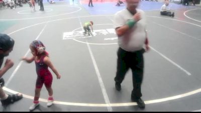 43 lbs Quarterfinal - Serenity Gallegos, La Gente WC vs Axton Fouts, Ridge WC