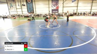 170 lbs Round Of 128 - Aiden Riordan, VT vs Adam Bazyluk, MD