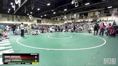 82 lbs Semifinal - Isaiah Gonzalez, So Cal Hammers Wrestling vs Conan Hannegan, Reign WC