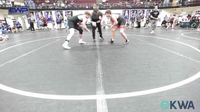 140 lbs Quarterfinal - Anthony Drain, Mustang Bronco Wrestling Club vs Balen Hilgenberg, Deer Creek Wrestling Club