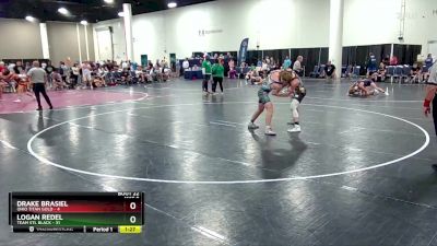 157 lbs Round 6 (8 Team) - Logan Redel, Team STL Black vs Drake Brasiel, Ohio Titan Gold