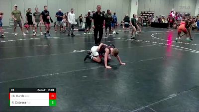 63 lbs Quarterfinal - Beau Burch, Gladiators Academy Wrestling vs Rodolfo Jose Cabrera, Florida