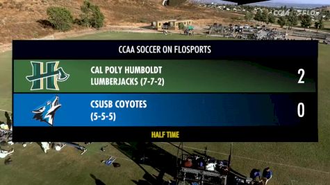 Replay: Humboldt vs CSUSB | Nov 3 @ 2 PM