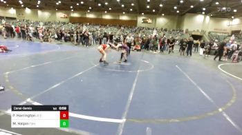 101 lbs Consolation - Peyton Harrington, Jr Eagles vs Maliya Halpin, Fighting Squirrels