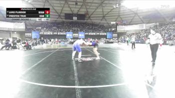 Boys 4A 215 lbs Champ. Round 1 - Preston True, Issaquah vs Luke Fluegge, Wenatchee