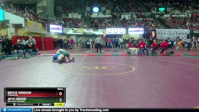 A - 205 lbs Quarterfinal - Bryce Weidow, Corvallis vs Seth Benge, Billings Central