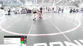 160 lbs Semifinal - Bryce Lowery, Team Kong United vs Dylan Evans, Quest School Of Wrestling Gold